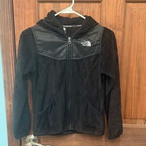 The North Face Kids Black Fleece Zip-Up Hoodie